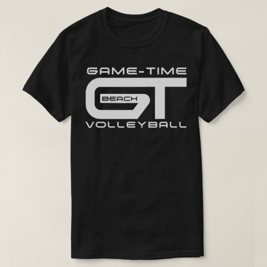 GameTime Weißes Logo T-Shirt (Design vorne)