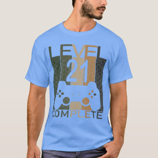 Gaming 21 Jahre alt LVL 21 Komplett 2000 Level 21 T-Shirt