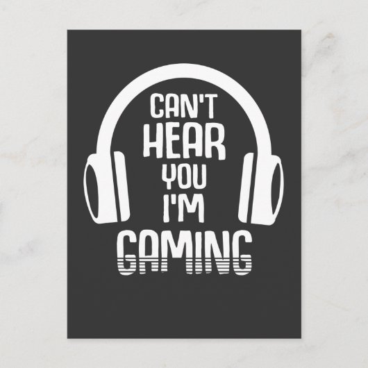 Gaming-abhängige Gamer Kid Funny Gaming Headset Postkarte (Vorderseite)