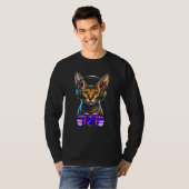 Gaming Abyssinian Cat Player Animal Video Gamer Me T-Shirt (Vorne ganz)