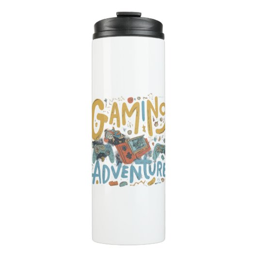 Gaming Adventure Thermosbecher (Vorderseite)