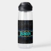 Gaming-Alien Extraterrestrisch Personalisiert Trinkflasche (Rückseite)