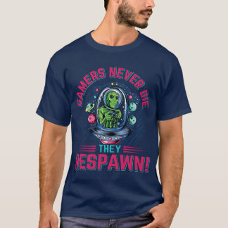 Gaming Alien Ufo Gaming Video Game Unicorn Gamer f T-Shirt