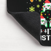 Gaming All The Way Its Christmas Day Video Gamer C Mousepad (Ecke)