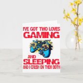 Gaming And Sleeng Gamer Valentines Day Boys Kids Karte (Gelbe Blume)