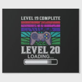 Gaming Art Level 20 Laden Geschenkpapier (Flach)