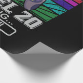 Gaming Art Level 20 Laden Geschenkpapier (Ecke)