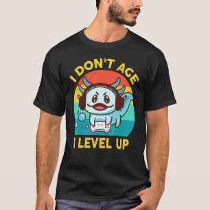 Gaming Axolotl Kinder Jugend Boy Gamesalotl Niedli T-Shirt