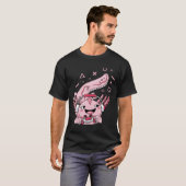 Gaming Axolotl Niedlicher Cartoon Axolotl Gamer sp T-Shirt (Vorne ganz)