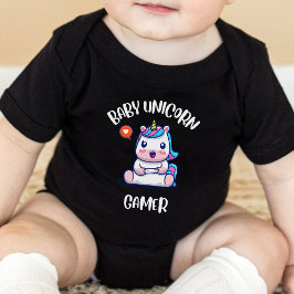 Gaming Baby - Baby Unicorn Gamer Baby Strampler