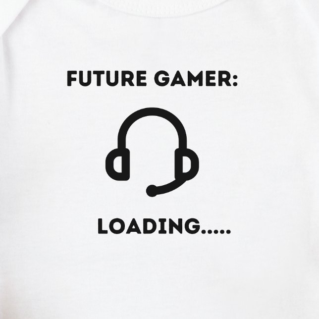 Gaming Baby - Future Gamer Loading... Baby Strampler (Von Creator hochgeladen)