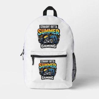 Gaming Back to School Design Bedruckter Rucksack