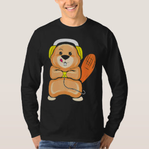 Gaming-Beaver-Gamer für Videospielspieler T-Shirt