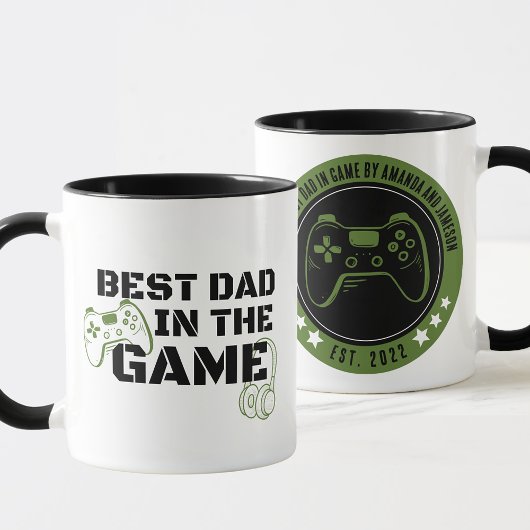 Gaming Bester Vater in der personalisierten Game-M Tasse