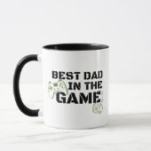 Gaming Bester Vater in der personalisierten Game-M Tasse (Links)