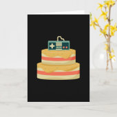 Gaming Cake Birthday Design Karte (Gelbe Blume)