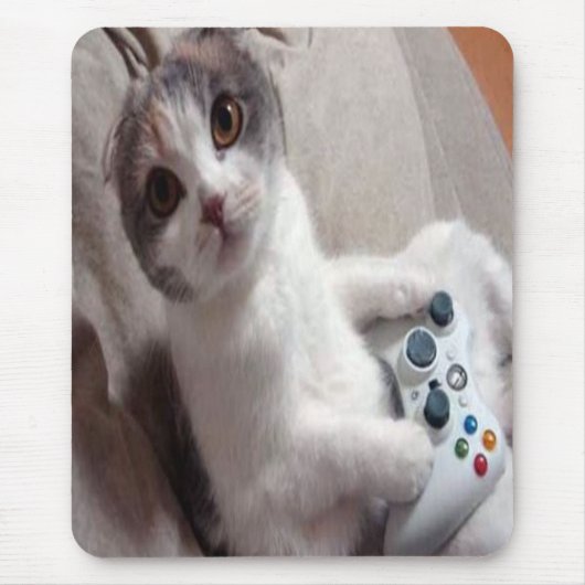 Gaming Cat mousepad (Vorne)