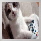 Gaming Cat - Poster (Vorne)