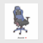 Gaming-Chair Aufkleber (Blatt)