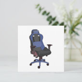 Gaming-Chair Einladung (Stehend Vorderseite)