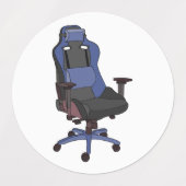 Gaming-Chair Etiketten (Design 1)