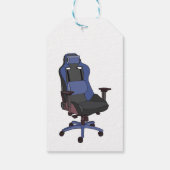 Gaming-Chair Geschenkanhänger (Rückseite)