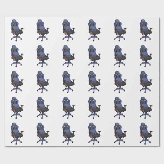 Gaming-Chair Geschenkpapier (Flach)