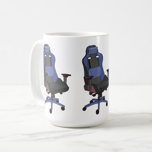 Gaming-Chair Kaffeetasse (Vorderseite Links)