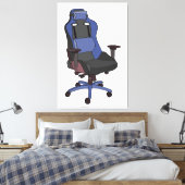 Gaming-Chair Leinwanddruck (Insitu (Schlafzimmer))