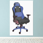 Gaming-Chair Leinwanddruck (Insitu (Holzboden))