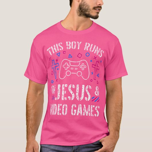 Gaming Christlich Nerd T-Shirt (Vorderseite)