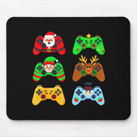 Gaming Christmas For Boys Gamer Youth Teens Men Xm Mousepad (Vorne)