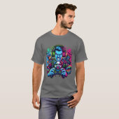 Gaming Co-Pilot - Dog Lover Gamer Art T-Shirt (Vorne ganz)