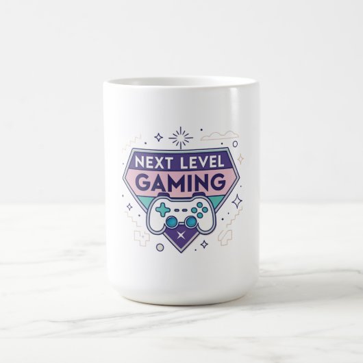"Gaming Coffee Mug 15oz | Next Level Gaming Badge Kaffeetasse (Mittel)