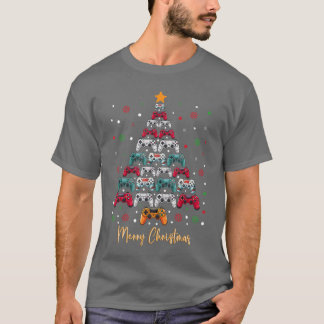 Gaming-Controller-Christbaum-Geschenk T-Shirt