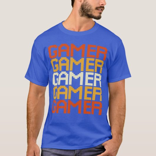 Gaming Controller Computer Sport Gamer Gift Retro T-Shirt (Vorderseite)