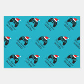 Gaming controller for gamer custom Christmas gift Geschenkpapier Set (Vorderseite 2)