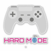 Gaming-Controller Harter Modus Aufkleber (Vorderseite)
