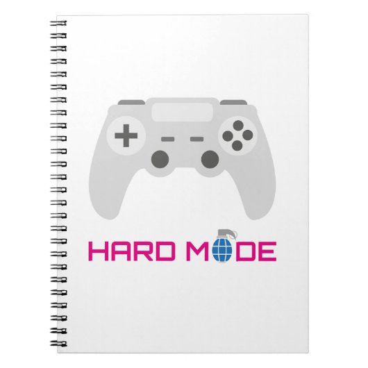 Gaming-Controller Harter Modus Notizblock (Vorderseite)
