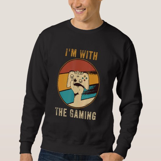 Gaming-Controller-Idee für Gaming-Spieler-Video-Ga Sweatshirt (Vorderseite)