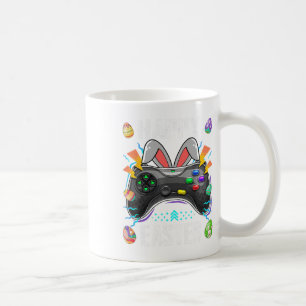 Gaming-Controller mit sonnigen Ohren Funny Easter Kaffeetasse