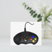 Gaming-Controller Postkarte (Stehend Vorderseite)