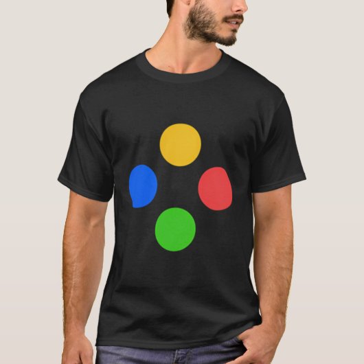 Gaming-Controller-Tasten T-Shirt (Vorderseite)
