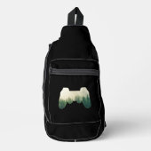 Gaming-Controller und Waldschutz Crossbody Bag (Vorderseite)