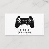 Gaming-Controller, Video Gamer Business Card Visitenkarte (Vorderseite)