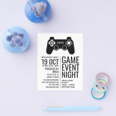 Gaming-Controller, Video-Gamer-Eventwerbung Flyer (Einzeln)
