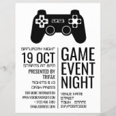 Gaming-Controller, Video-Gamer-Eventwerbung Flyer (Vorne)