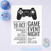 Gaming-Controller, Video-Gamer-Eventwerbung Flyer (Einzeln)