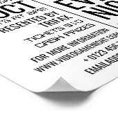 Gaming-Controller, Video-Gamer-Eventwerbung Poster (Ecke)