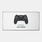 Gaming-Controller, Video-Gamer Schreibtischunterlage (Vorderseite)
